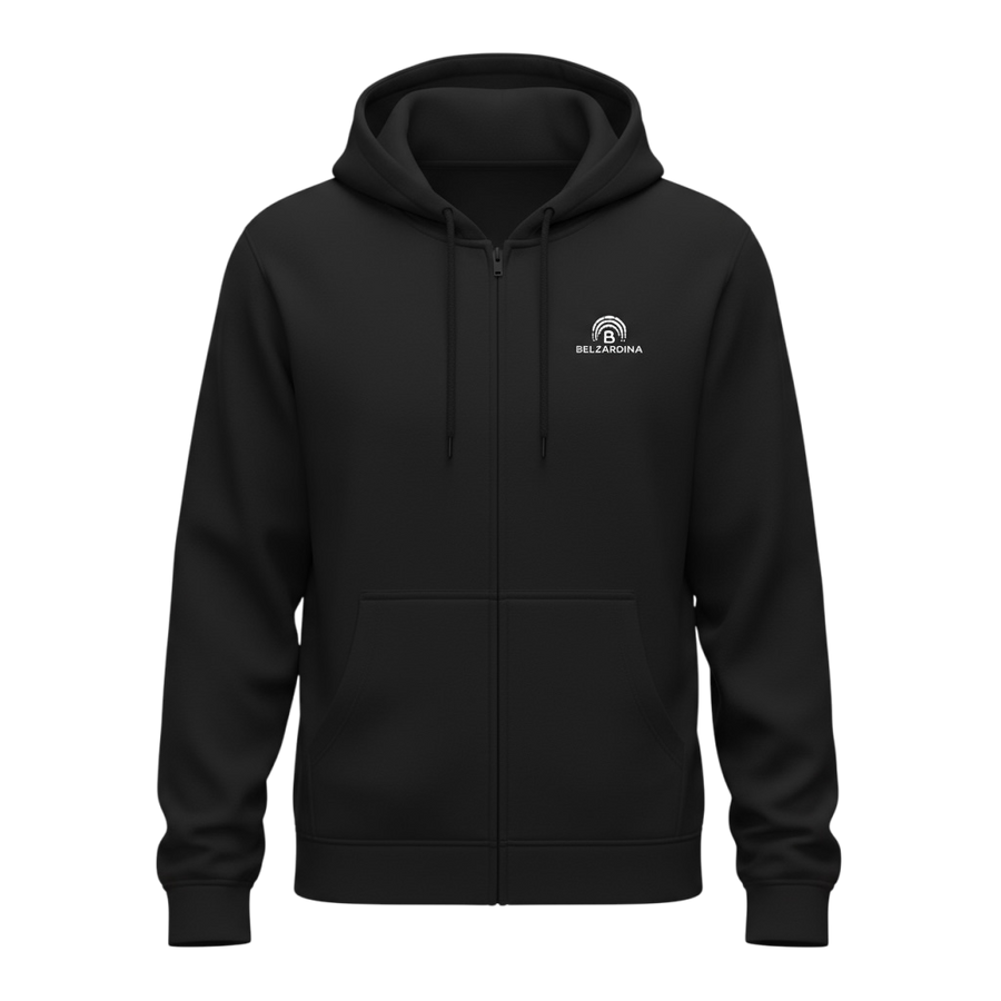 BELZARDINA Zip Hoodie Herren – Produktansicht